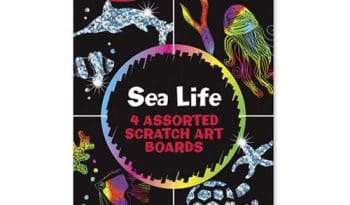 Sea Life Scratch Art