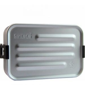 Sigg Metal Food Box - Small Aluminium Grey