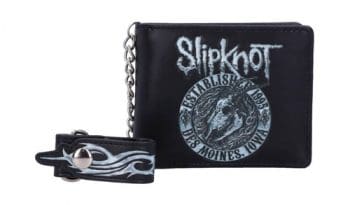 Slipknot - Flaming Goat Wal (Embossed Wallet With Chain)let