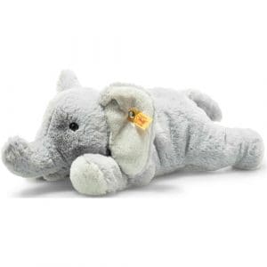Soft Cuddly Friends Elna elephant, light grey - 28cm