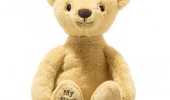Soft Cuddly Friends My first Steiff Teddy bear, golden blond (On Card)