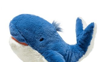 Soft Cuddly Friends Tory blue whale, blue
