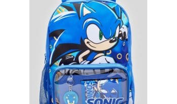 Sonic Rings Backpack, Wallet And Keyring Set