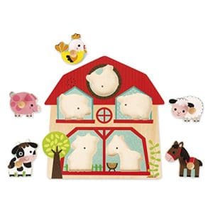 Sound Puzzle Friends On The Farm 5 Pieces Children's Jigsaw Puzzle