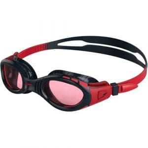 Speedo Futura Flexiseal Biofuse Goggles Junior: Navy/Red - Junior