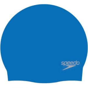 Speedo Long Hair Silicone Cap: Blue - Adult