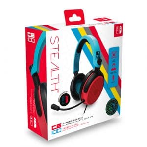 Stealth C6-100 Gaming Headset for Switch, XBOX, PS4/PS5, PC - Neon Blue/Red