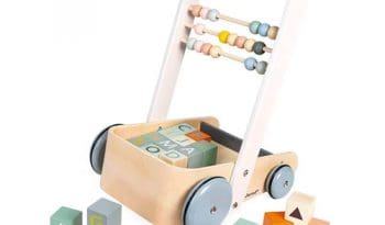 Sweet Cocoon Cart with ABC blocks