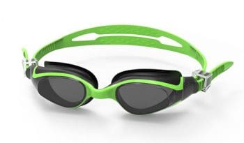 SwimTech Quantum Goggles: Green/Black - Junior