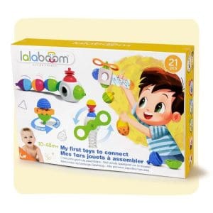 Lalaboom: My First Toys To Assemble And Beads - 21 Pcs