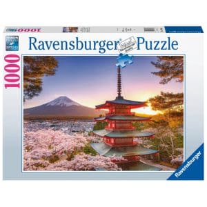 Ravensburger Mount Fuji Cherry Blossom View 1000 piece Jigsaw Puzzle