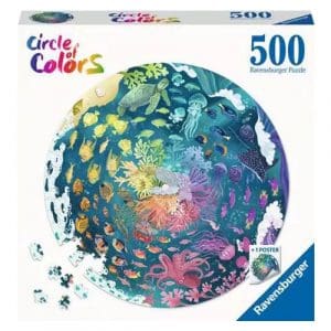 Ravensburger Circle of Colours - Oceans Circular 500 piece Jigsaw Puzzle