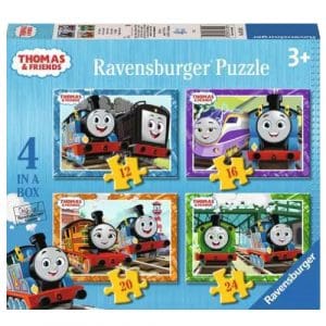 Ravensburger Thomas & Friends Fun Day Out 4 in a Box (12, 16, 20, 24 piece) Jigsaw Puzzles