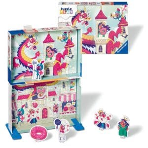 Ravensburger Donut Dragon Puzzle & Play 2x 24 piece Jigsaw Puzzle Story Game