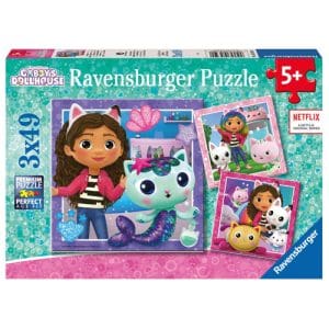 Ravensburger Gabby's Dollhouse 3x 49 piece Jigsaw Puzzles