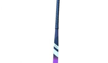 Uwin CV-X Fiberglass Hockey Stick: Black/Orchid - 30"