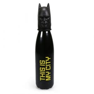Water Bottle (Metal) 3D Lid 500ml - DC Comics (Batman)