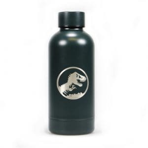 Water Bottle (Metal) 400ml  Jurassic Park (Life Finds a Way)