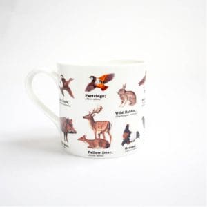 Wild Animals Bone China Mug