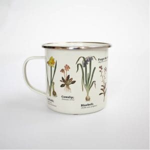 Wild Flowers Enamel mug