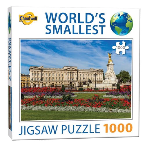 Cheatwell Games 658 13343 1000 Piece Jigsaw EA World's Smallest Puzzles Eiffel Tower