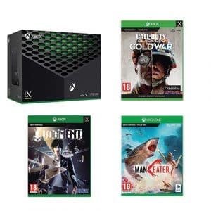 Xbox Series X Bundle with Call of Duty: Black Ops Cold War, Judgment, Maneater and Play & Charge Kit