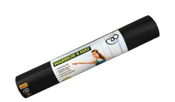 Yoga-Mad Warrior II Mat 4mm: Black