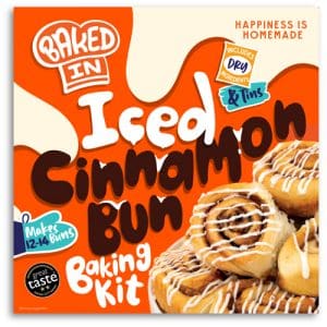 Baked In Iced Cinnamon Bun Kit (Includes Tray)