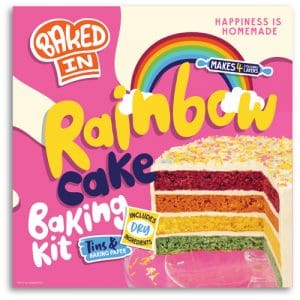 Baked In Rainbow Cake Kit (Includes Tin)