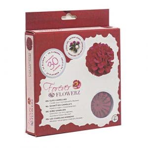 Burgundy, Cute Camelias Forever Flowerz - Makes 30