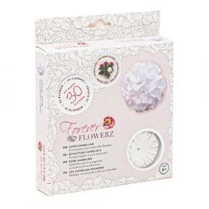 White, Cute Camelias Forever Flowerz - Makes 30