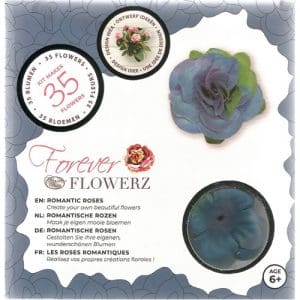 Blue, Romantic Roses Forever Flowerz - Makes 35