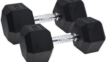 Cougar Thor Hex Dumbbells - Rubber Coated (Pair) - 2 x 15kg