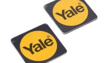Yale 2 Pack Black Phone Tags