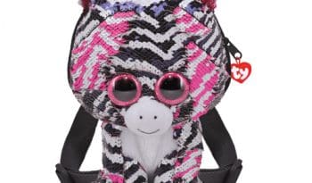 Zoey Zebra Back Pack - Sequined