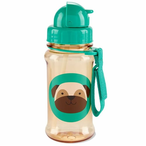 Zoo Straw Bottle Pug Zatu Home