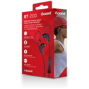 iSound Bluetooth BT-200 Earbuds - Black