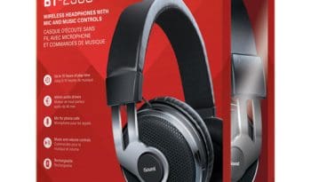 iSound Bluetooth BT-2500 Headphone - Black/Silver