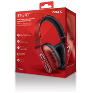 iSound Bluetooth BT-2700 Headphone - Red