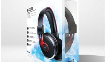 iSound Bluetooth BT-3500 Headphone - Black/Red