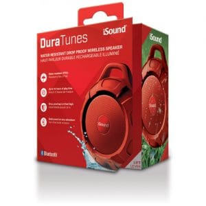 iSound Bluetooth Duratunes Speaker - Red