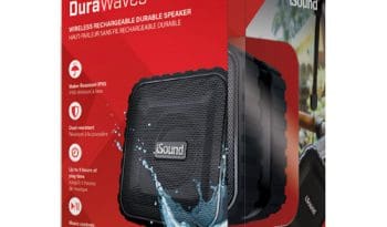 iSound Bluetooth Durawaves Speaker - Black