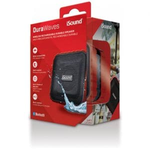 iSound Bluetooth Durawaves Speaker - Red