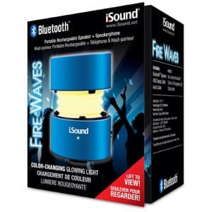 iSound Bluetooth Fire Waves Speaker - Blue