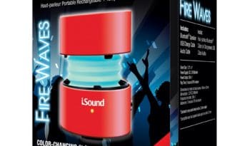 iSound Bluetooth Fire Waves Speaker - Red