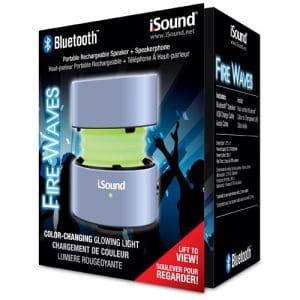 iSound Bluetooth Fire Waves Speaker - Silver