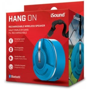 iSound Bluetooth Hang On Speaker - Blue