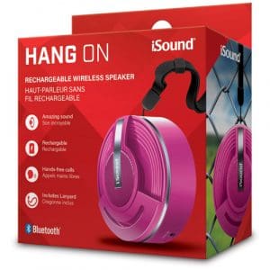 iSound Bluetooth Hang On Speaker - Pink