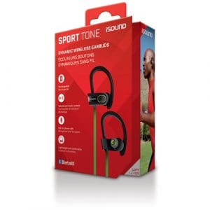 iSound Bluetooth Sport Tone Earbuds - Green/Black