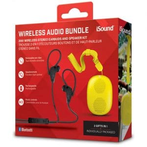 iSound Bluetooth Wireless Audio Bundle - Yellow